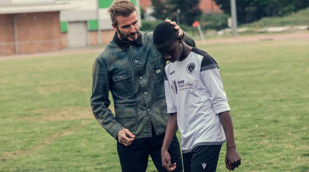 David Beckhams Regeln für das Training von Jungen in Teams to Save